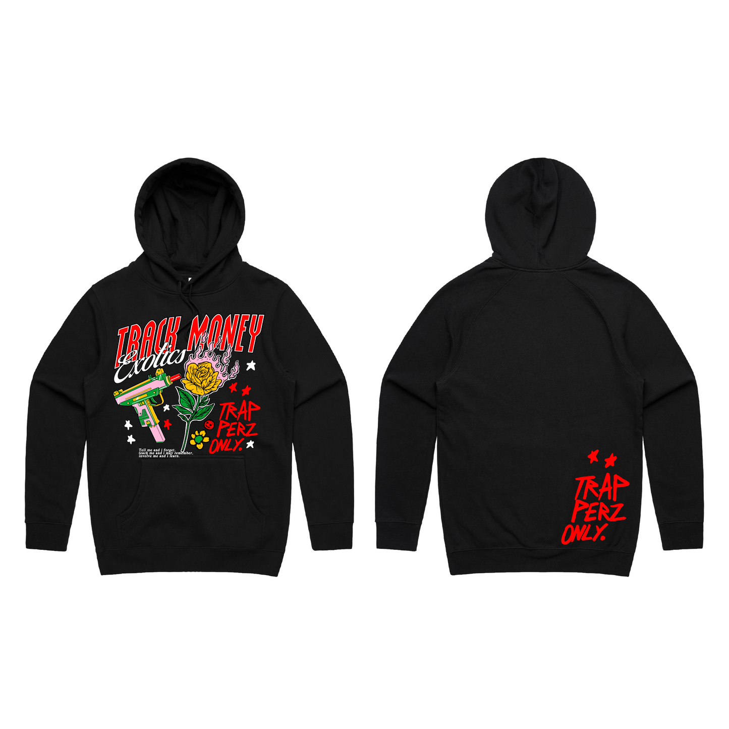 "Guns N Roses" Black Heavyweight Hoodie *V2*